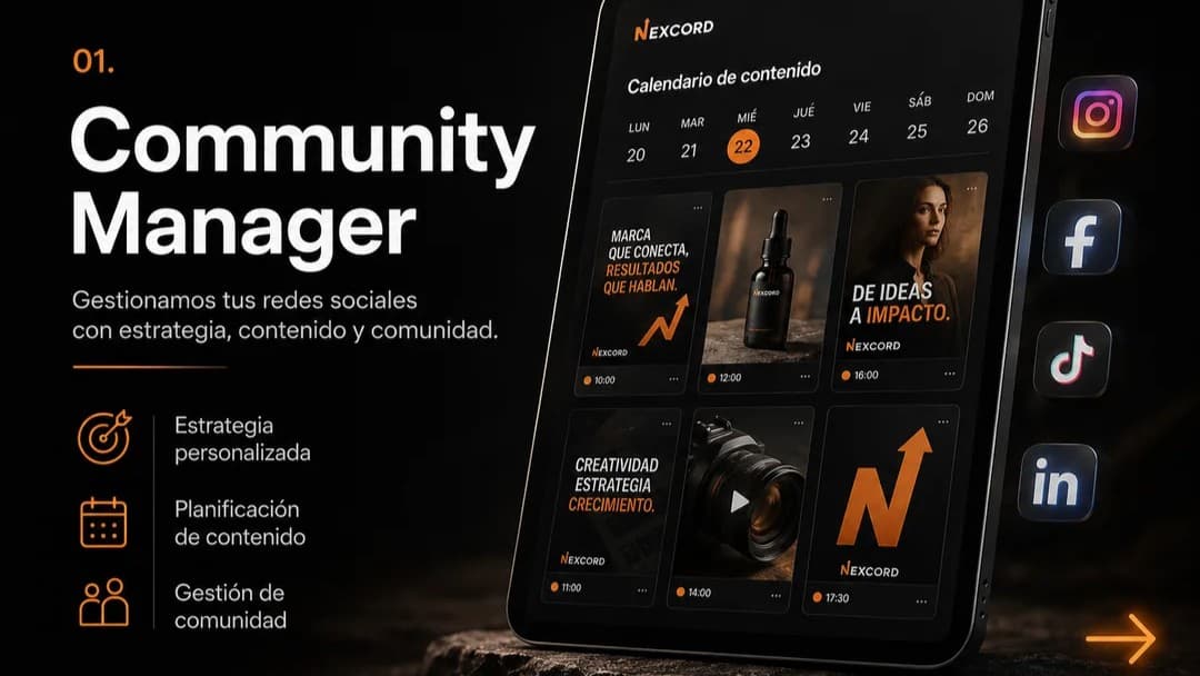 Servicio de Community Manager de Nexcord