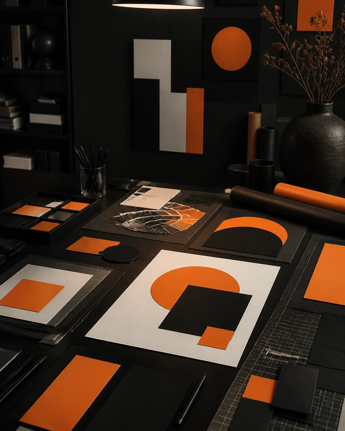 Escena visual del servicio de Diseño gráfico